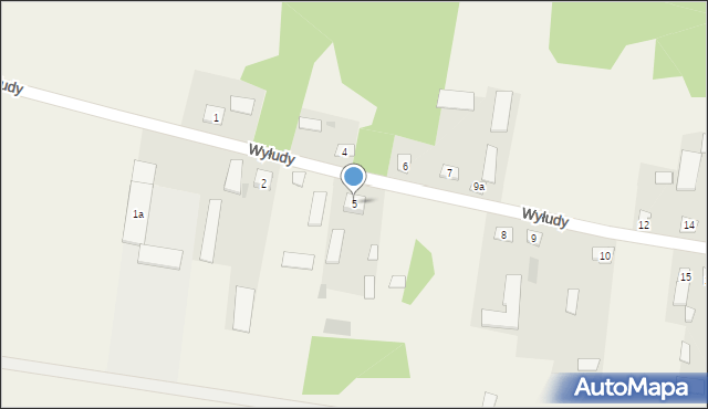 Wyłudy, Wyłudy, 5, mapa Wyłudy