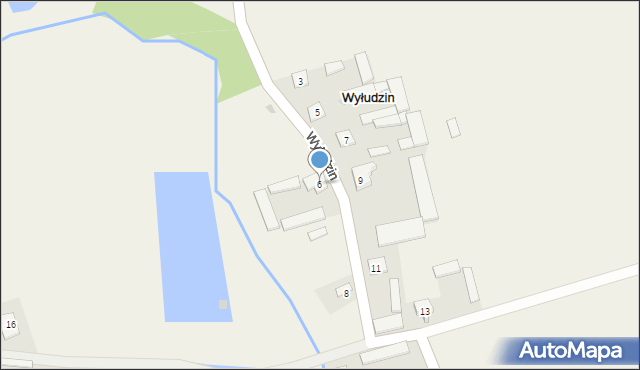 Wyłudzin, Wyłudzin, 6, mapa Wyłudzin