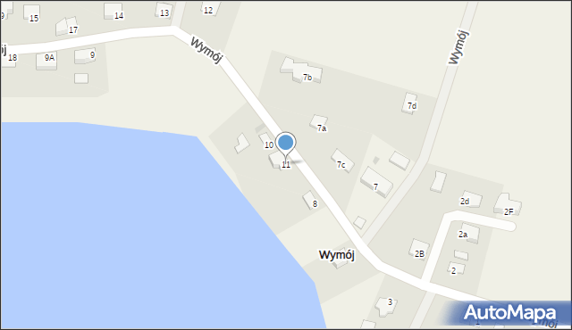 Wymój, Wymój, 11, mapa Wymój