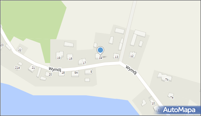 Wymój, Wymój, 14, mapa Wymój