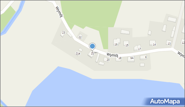 Wymój, Wymój, 21, mapa Wymój