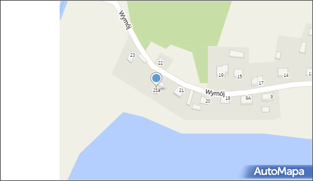 Wymój, Wymój, 21a, mapa Wymój