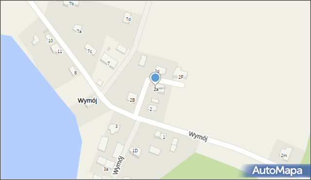 Wymój, Wymój, 2a, mapa Wymój
