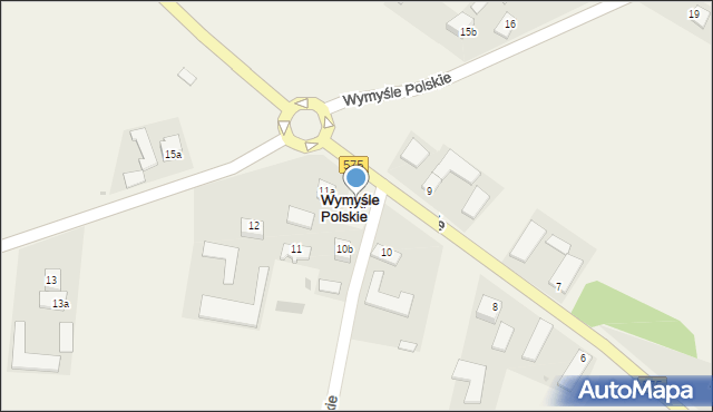 Wymyśle Polskie, Wymyśle Polskie, 10a, mapa Wymyśle Polskie