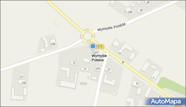 Wymyśle Polskie, Wymyśle Polskie, 11a, mapa Wymyśle Polskie