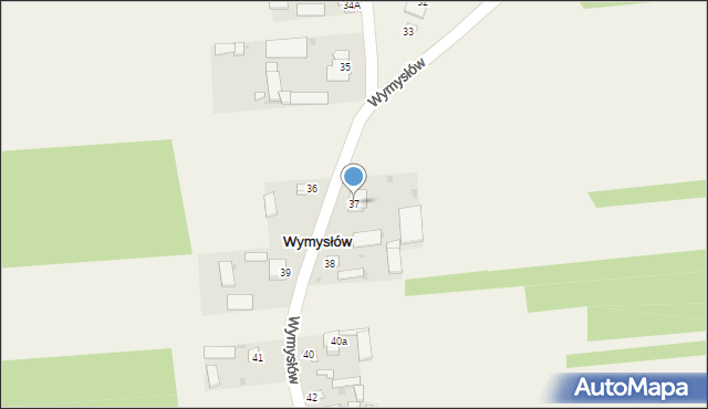 Wymysłów, Wymysłów, 37, mapa Wymysłów