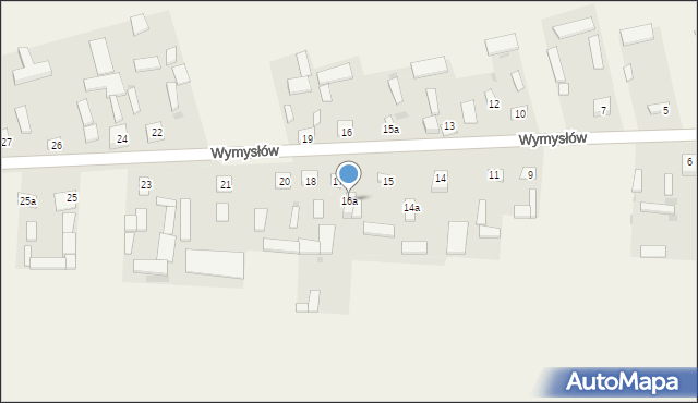 Wymysłów, Wymysłów, 17a, mapa Wymysłów
