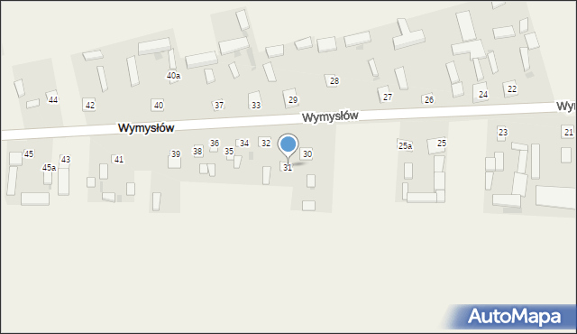 Wymysłów, Wymysłów, 31, mapa Wymysłów