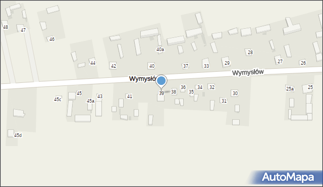 Wymysłów, Wymysłów, 39, mapa Wymysłów