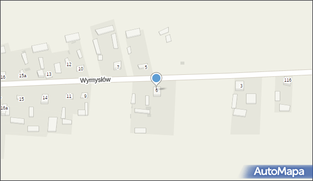 Wymysłów, Wymysłów, 6, mapa Wymysłów