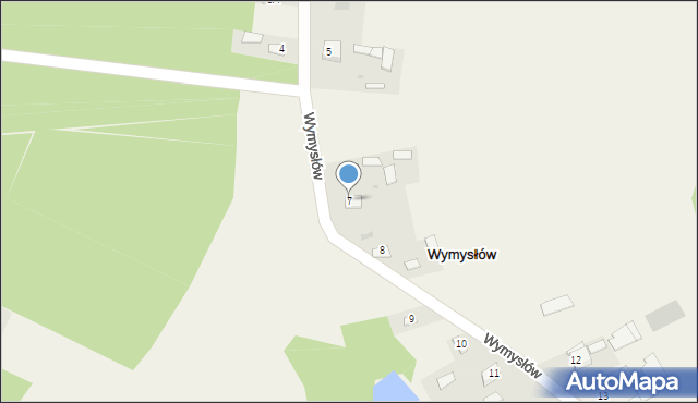 Wymysłów, Wymysłów, 7, mapa Wymysłów