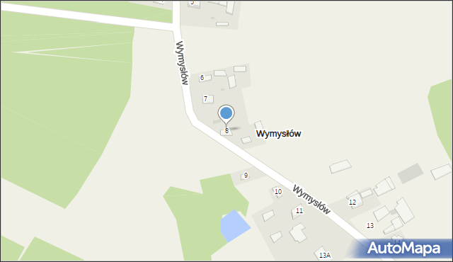 Wymysłów, Wymysłów, 8, mapa Wymysłów