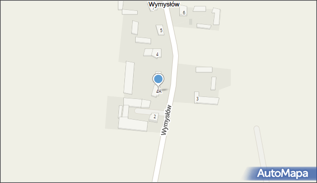 Wymysłów, Wymysłów, 4A, mapa Wymysłów