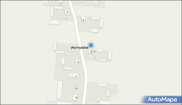 Wymysłów, Wymysłów, 6, mapa Wymysłów