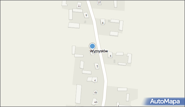 Wymysłów, Wymysłów, 7, mapa Wymysłów