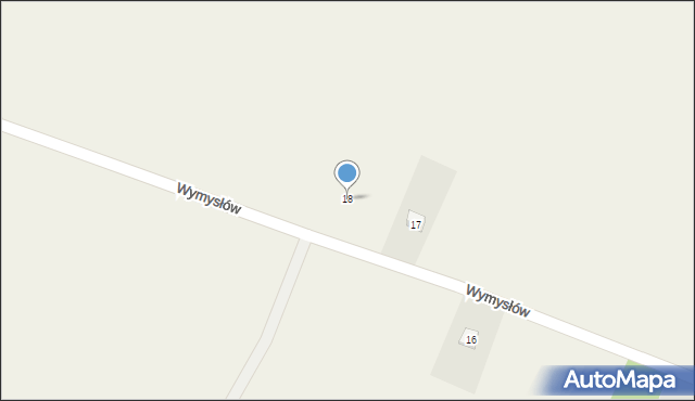 Wymysłów, Wymysłów, 18, mapa Wymysłów