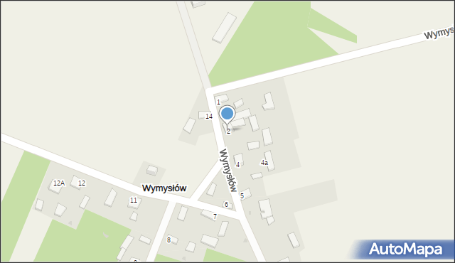 Wymysłów, Wymysłów, 2, mapa Wymysłów