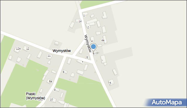 Wymysłów, Wymysłów, 5, mapa Wymysłów