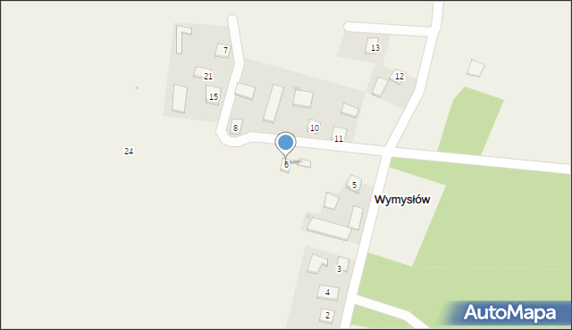 Wymysłów, Wymysłów, 6, mapa Wymysłów