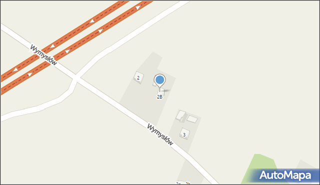 Wymysłów, Wymysłów, 2a, mapa Wymysłów