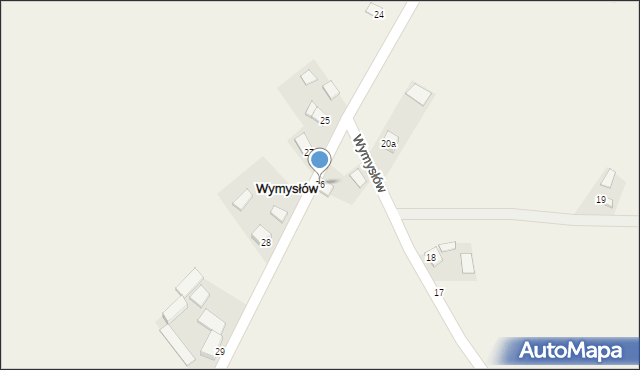 Wymysłów, Wymysłów, 26, mapa Wymysłów