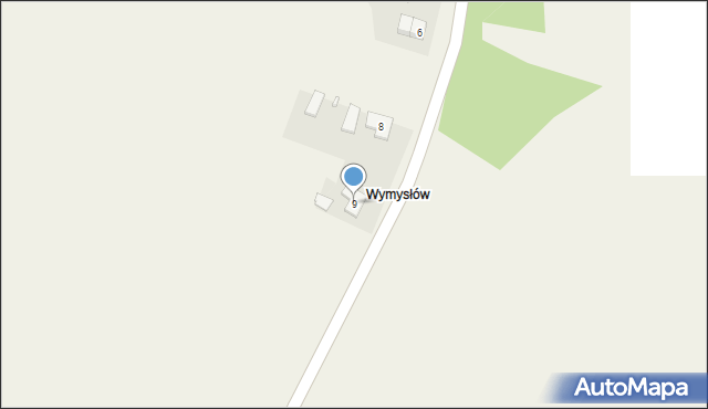 Wymysłów, Wymysłów, 9, mapa Wymysłów