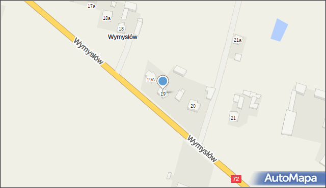 Wymysłów, Wymysłów, 19, mapa Wymysłów