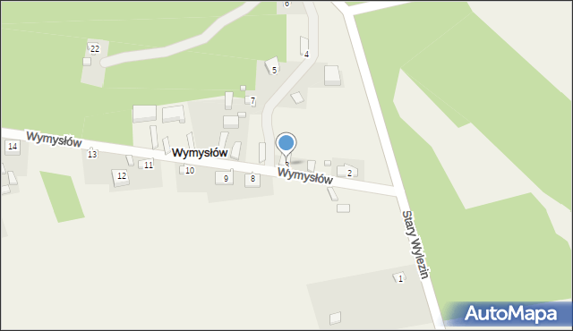 Wymysłów, Wymysłów, 3, mapa Wymysłów