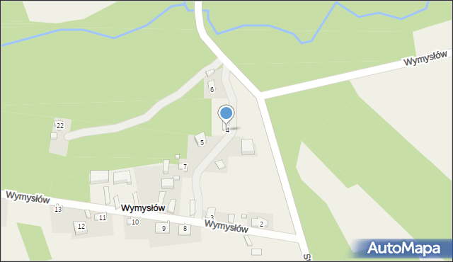 Wymysłów, Wymysłów, 4, mapa Wymysłów