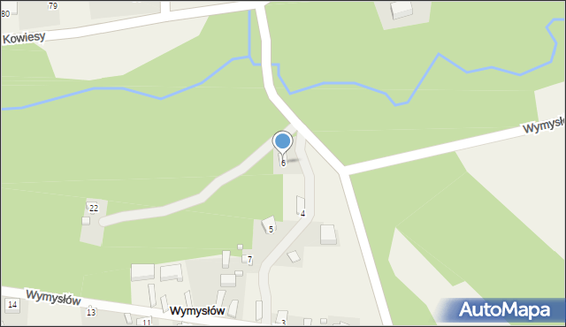 Wymysłów, Wymysłów, 6, mapa Wymysłów