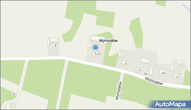 Wymysłów, Wymysłów, 7, mapa Wymysłów