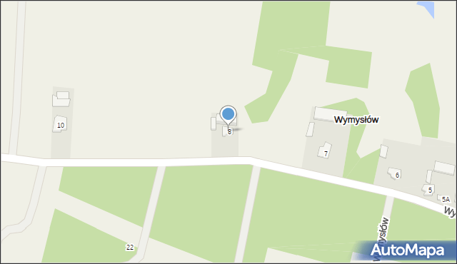 Wymysłów, Wymysłów, 8, mapa Wymysłów