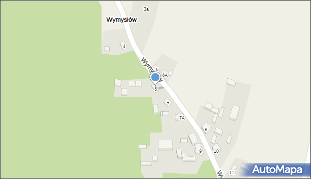 Wymysłów, Wymysłów, 5, mapa Wymysłów