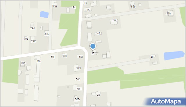 Wymysłów, Wymysłów, 47, mapa Wymysłów