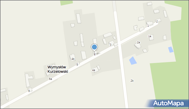 Wymysłów Kurzelowski, Wymysłów Kurzelowski, 4, mapa Wymysłów Kurzelowski