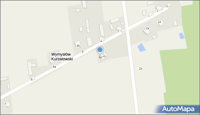 Wymysłów Kurzelowski, Wymysłów Kurzelowski, 4a, mapa Wymysłów Kurzelowski