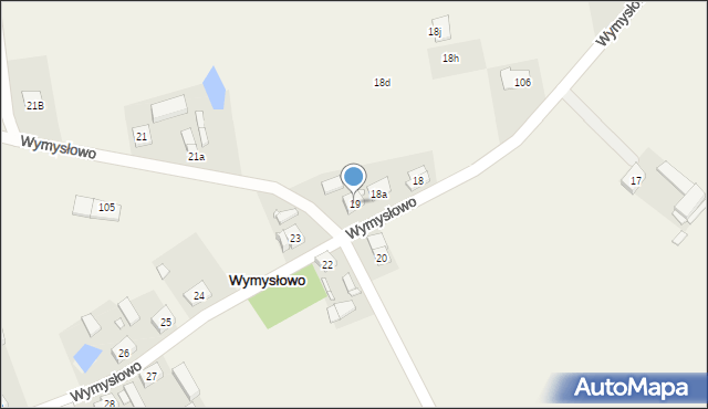 Wymysłowo, Wymysłowo, 19, mapa Wymysłowo