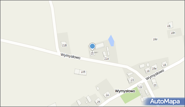 Wymysłowo, Wymysłowo, 21, mapa Wymysłowo