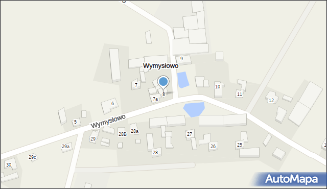 Wymysłowo, Wymysłowo, 8, mapa Wymysłowo