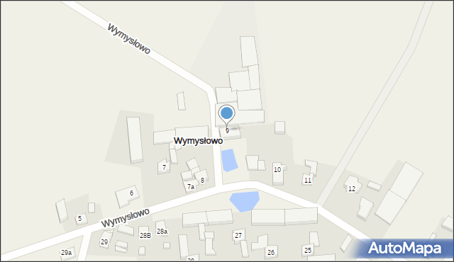 Wymysłowo, Wymysłowo, 9, mapa Wymysłowo