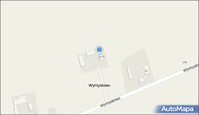 Wymysłowo, Wymysłowo, 11, mapa Wymysłowo