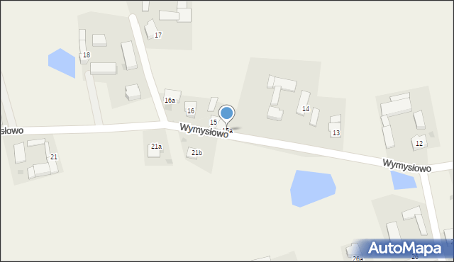 Wymysłowo, Wymysłowo, 15a, mapa Wymysłowo