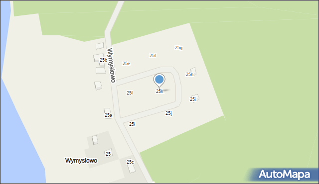 Wymysłowo, Wymysłowo, 25k, mapa Wymysłowo