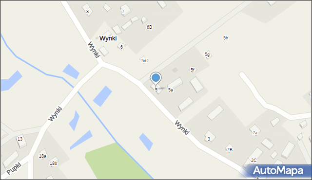 Wynki, Wynki, 5, mapa Wynki