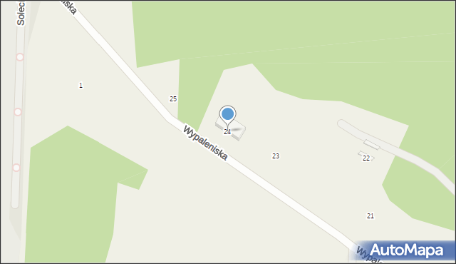 Wypaleniska, Wypaleniska, 24, mapa Wypaleniska