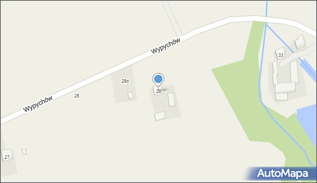 Wypychów, Wypychów, 29, mapa Wypychów