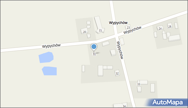 Wypychów, Wypychów, 31, mapa Wypychów