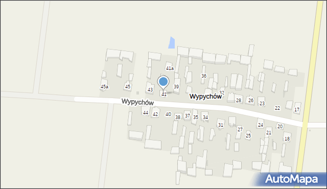 Wypychów, Wypychów, 41, mapa Wypychów