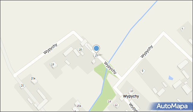 Wypychy, Wypychy, 17, mapa Wypychy