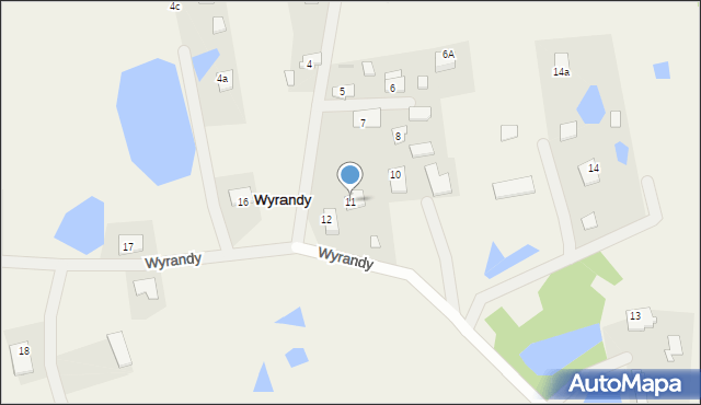 Wyrandy, Wyrandy, 11, mapa Wyrandy